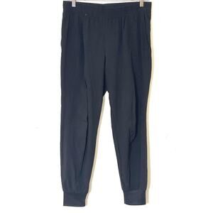 Aqua Women's Casual Black Lounge Pants Comfy Ankle Jogger Loungewear SIZE L